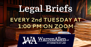 Legal Briefs with Warren Allen LLP