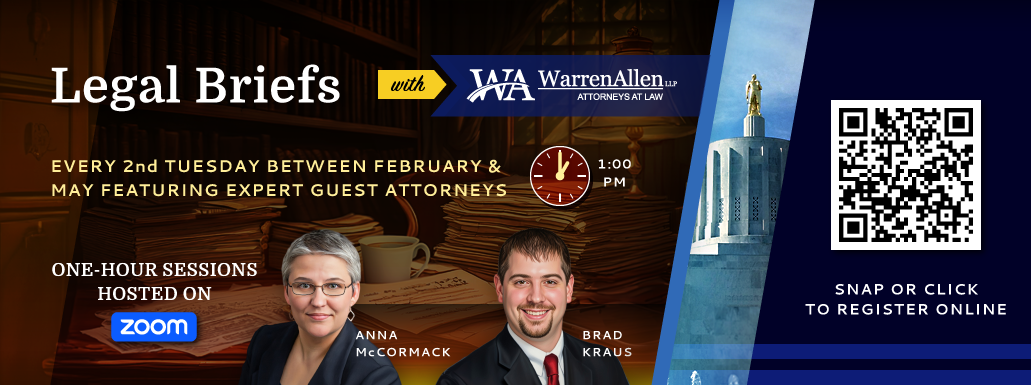 Legal Briefs with Warren Allen LLP