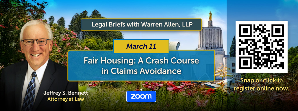 Legal Briefs with Warren Allen LLP - March 11